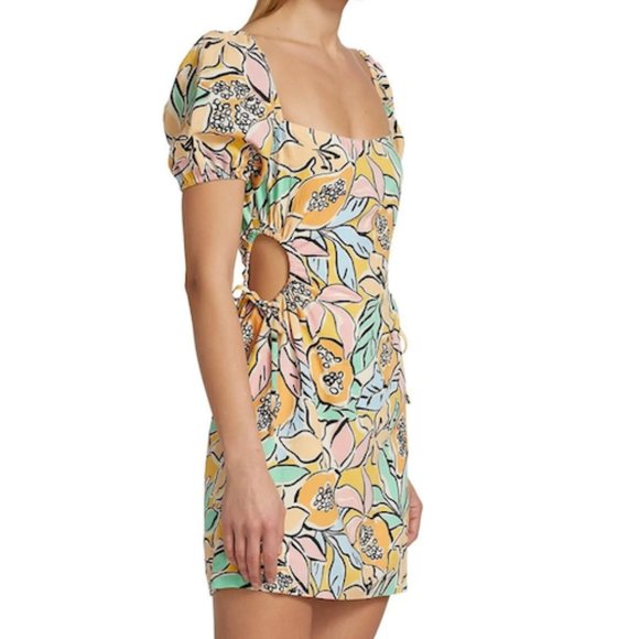 Astr Floral Mini Dress - Multicolor - Picture 13 of 16